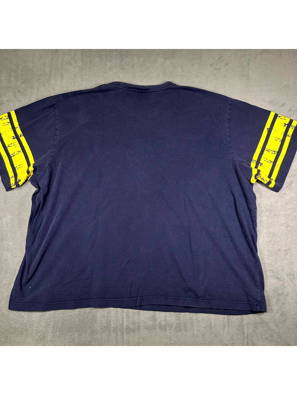 VTG Bugle Boy T-Shirt Mens 3XL Navy Blue 100% Cotton Graphic Casual Streetwear - Picture 2 of 6